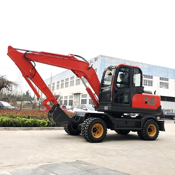 挖掘机有自动升降的功能